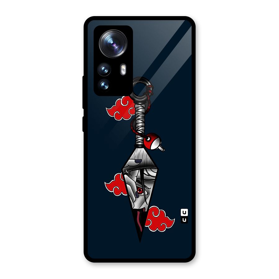 Itachi Kunai Naruto Glass Back Case for Xiaomi 12 Pro