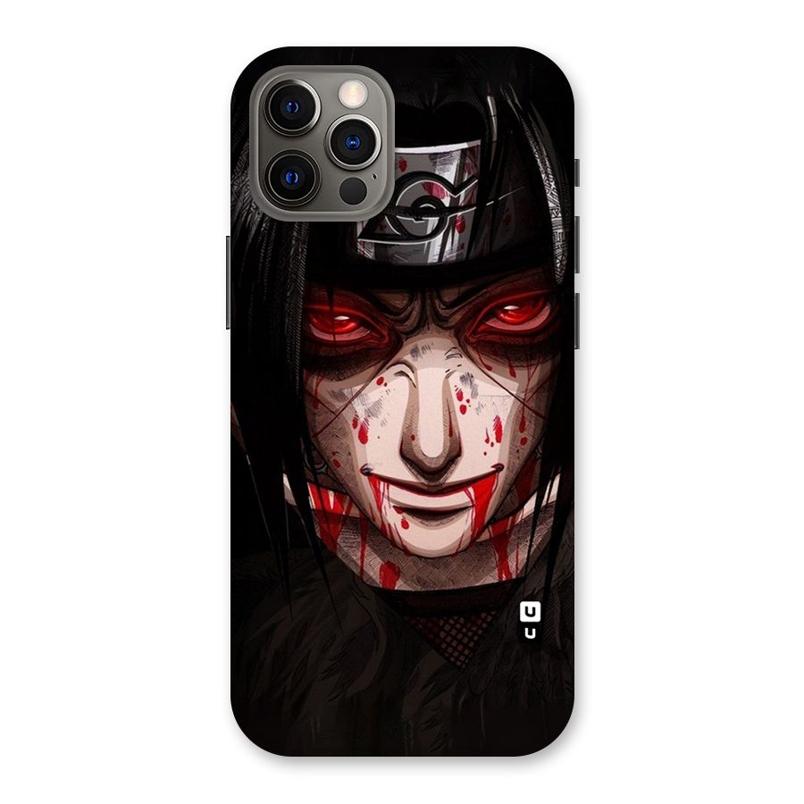 Itachi Uchiha Red Eyes Back Case for iPhone 12 Pro
