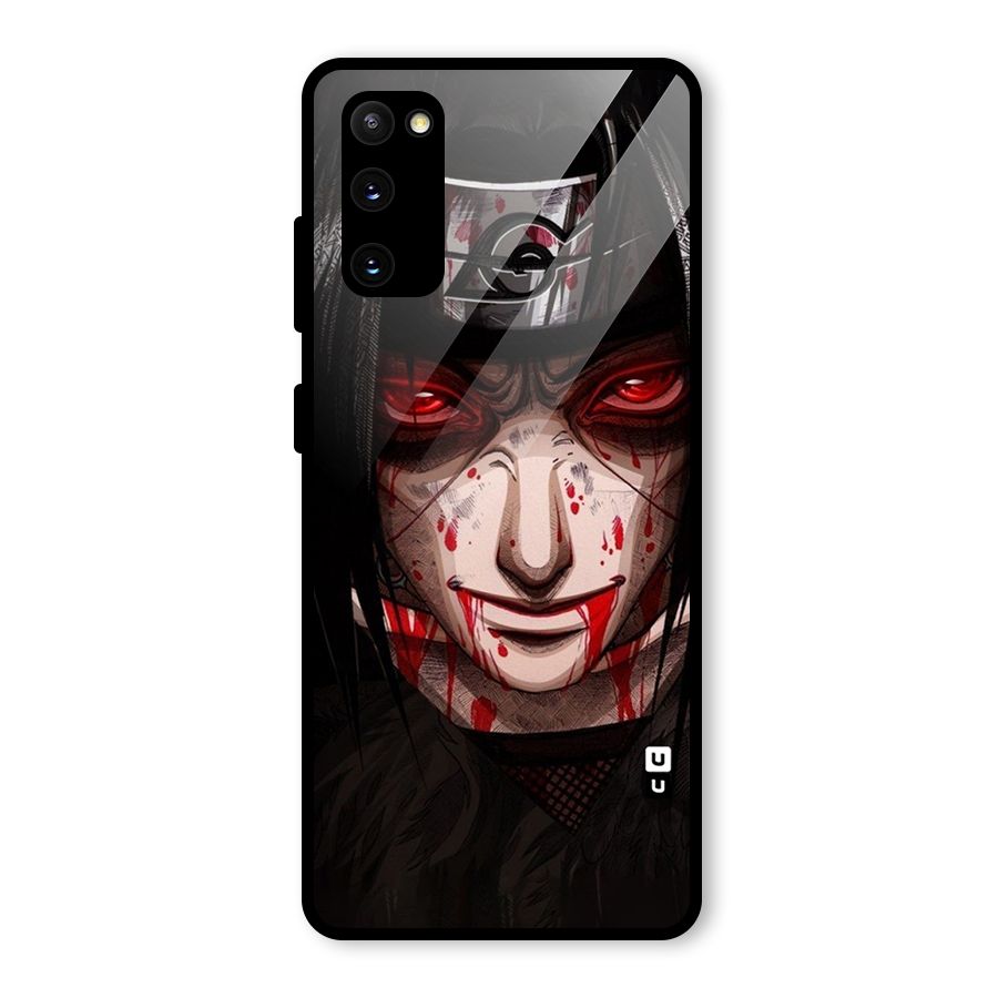 Itachi Uchiha Red Eyes Glass Back Case for Galaxy S20 FE