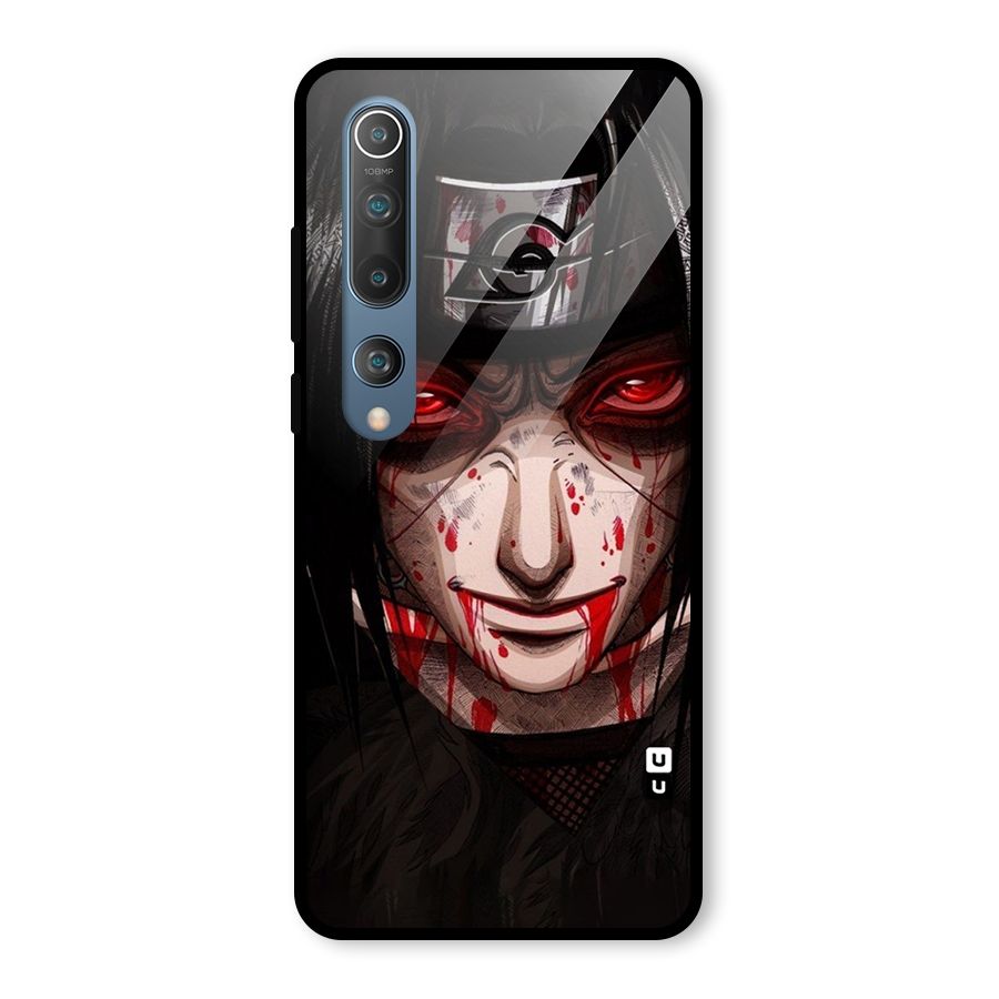 Itachi Uchiha Red Eyes Glass Back Case for Mi 10
