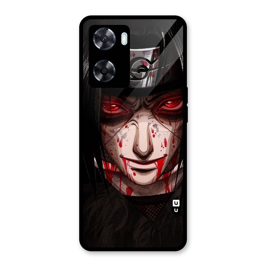 Itachi Uchiha Red Eyes Glass Back Case for Oppo A77