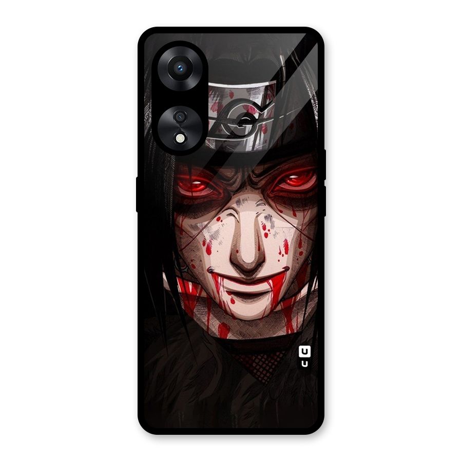Itachi Uchiha Red Eyes Glass Back Case for Oppo A78