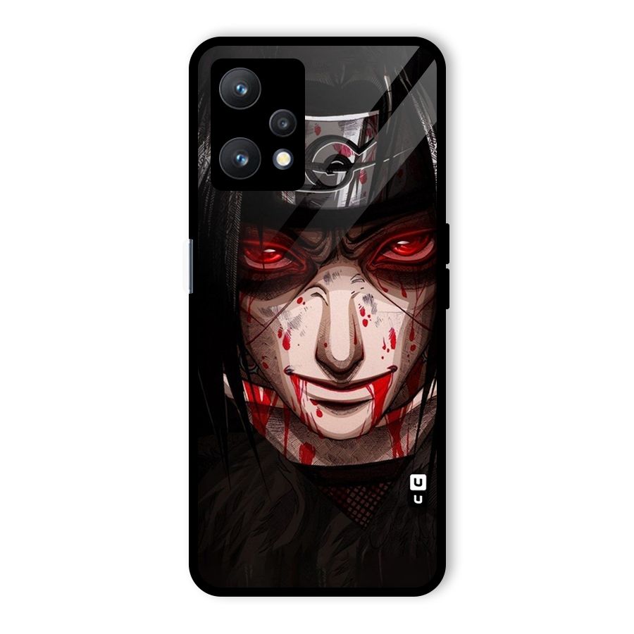 Itachi Uchiha Red Eyes Glass Back Case for Realme 9 Pro 5G