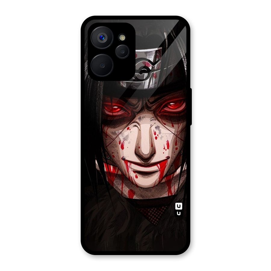 Itachi Uchiha Red Eyes Glass Back Case for Realme 9i 5G