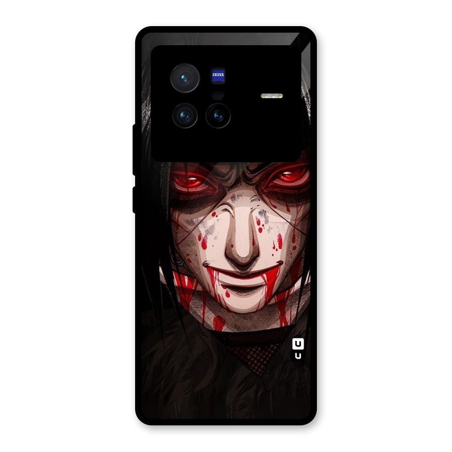 Itachi Uchiha Red Eyes Glass Back Case for Vivo X80