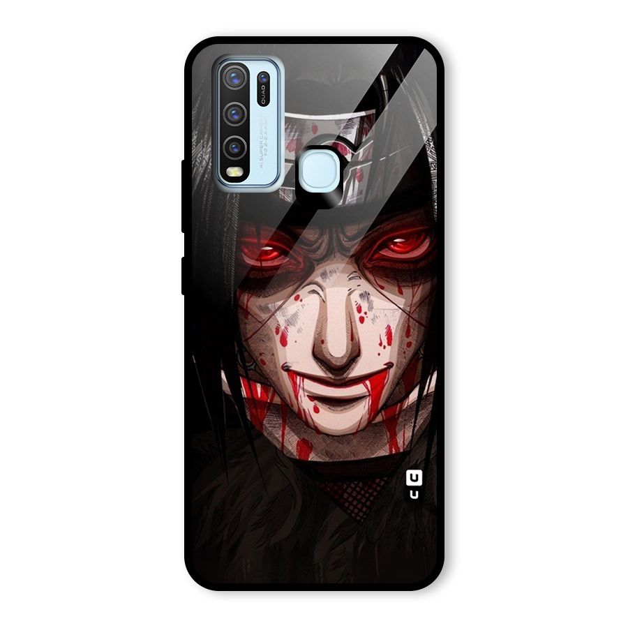 Itachi Uchiha Red Eyes Glass Back Case for Vivo Y50