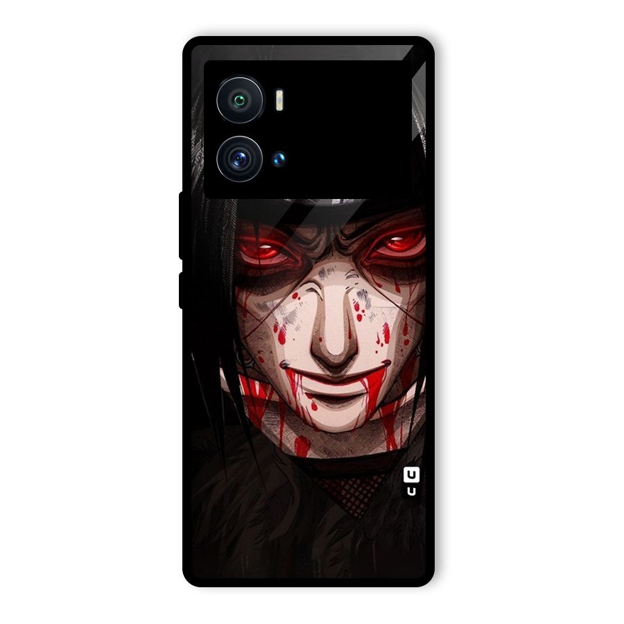 Itachi Uchiha Red Eyes Glass Back Case for Vivo iQOO 9 Pro