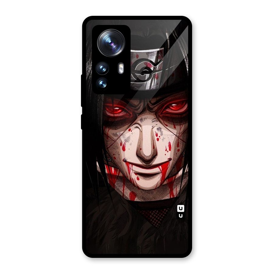 Itachi Uchiha Red Eyes Glass Back Case for Xiaomi 12 Pro