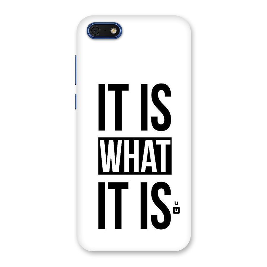 Itis What Itis Back Case for Honor 7s