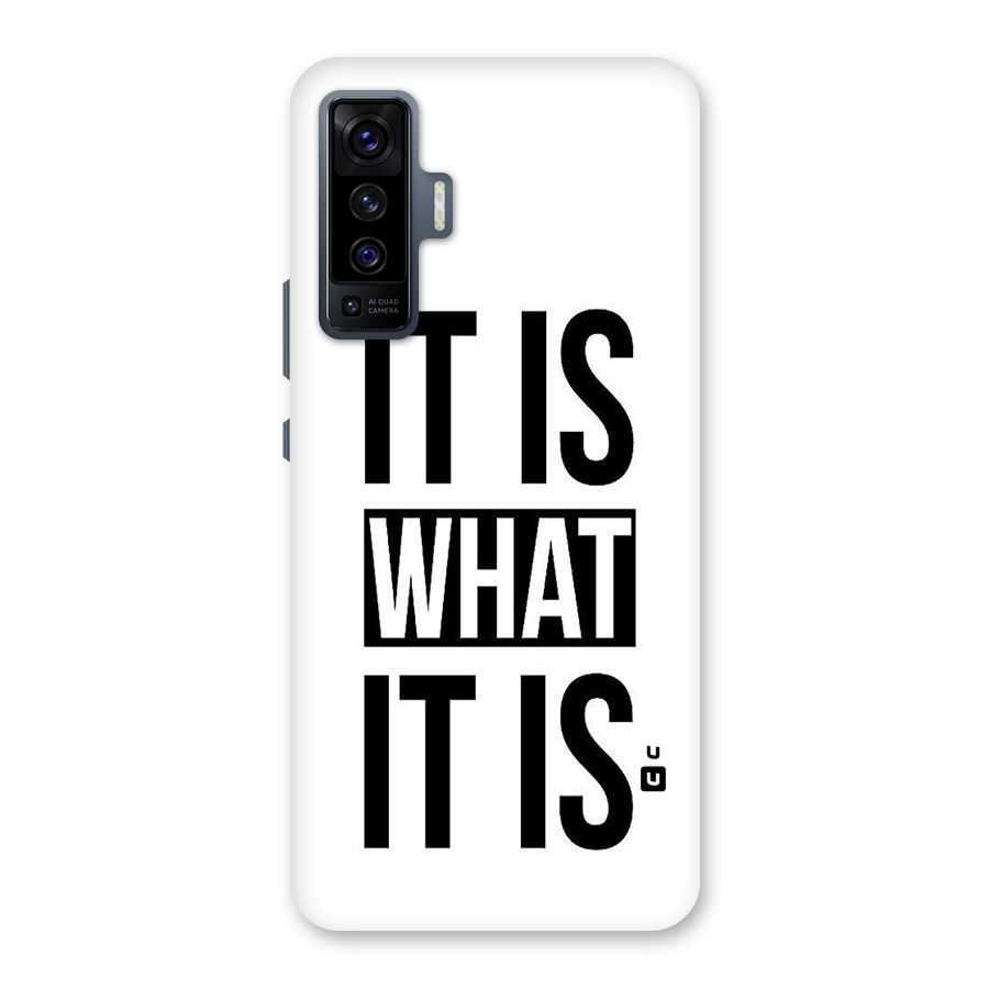 Itis What Itis Back Case for Vivo X50