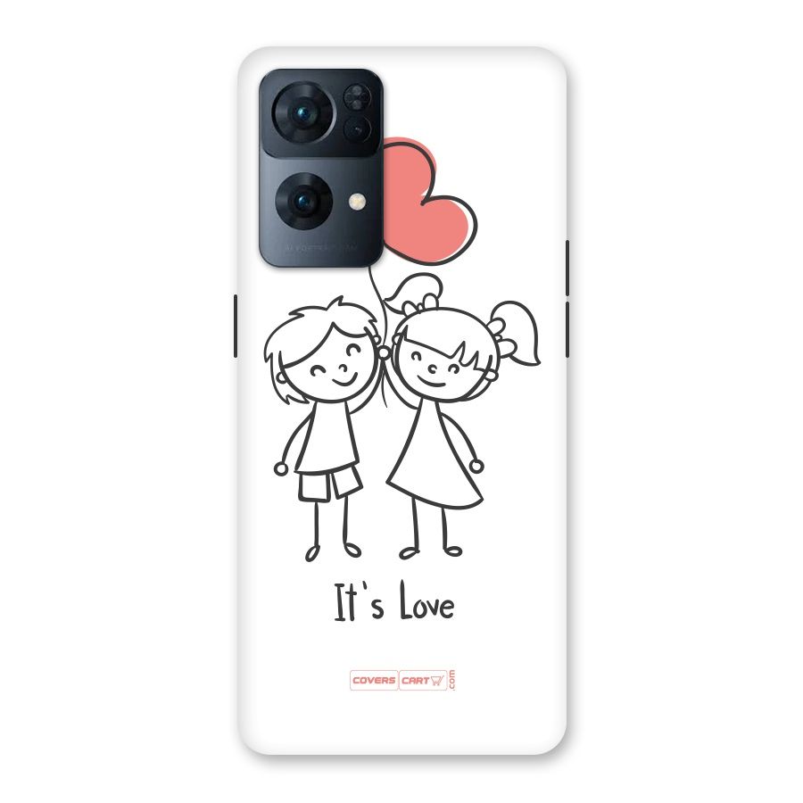 Its Love Back Case for Oppo Reno7 Pro 5G