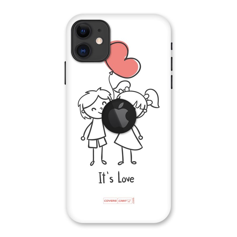 Its Love Back Case for iPhone 11 Logo Cut