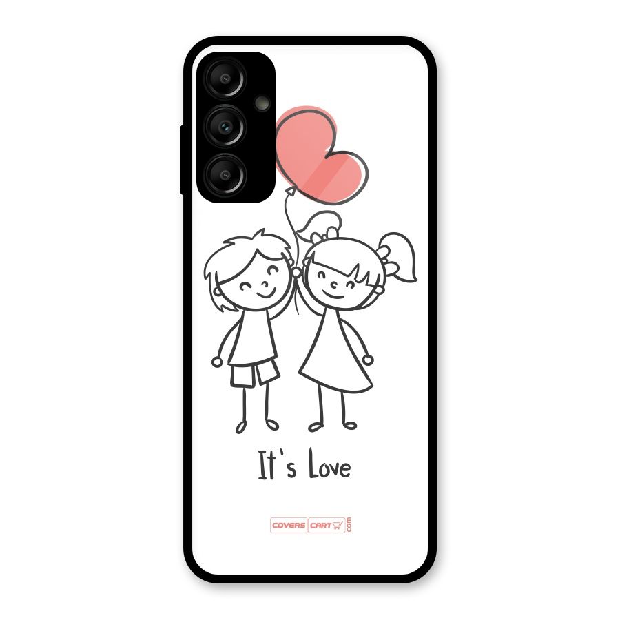 Its Love Glass Back Case for Galaxy A14 5G