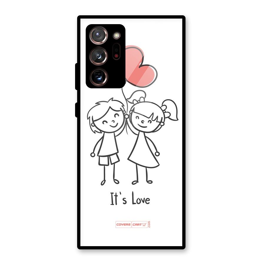 Its Love Glass Back Case for Galaxy Note 20 Ultra 5G