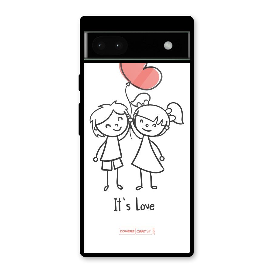 Its Love Glass Back Case for Google Pixel 6a