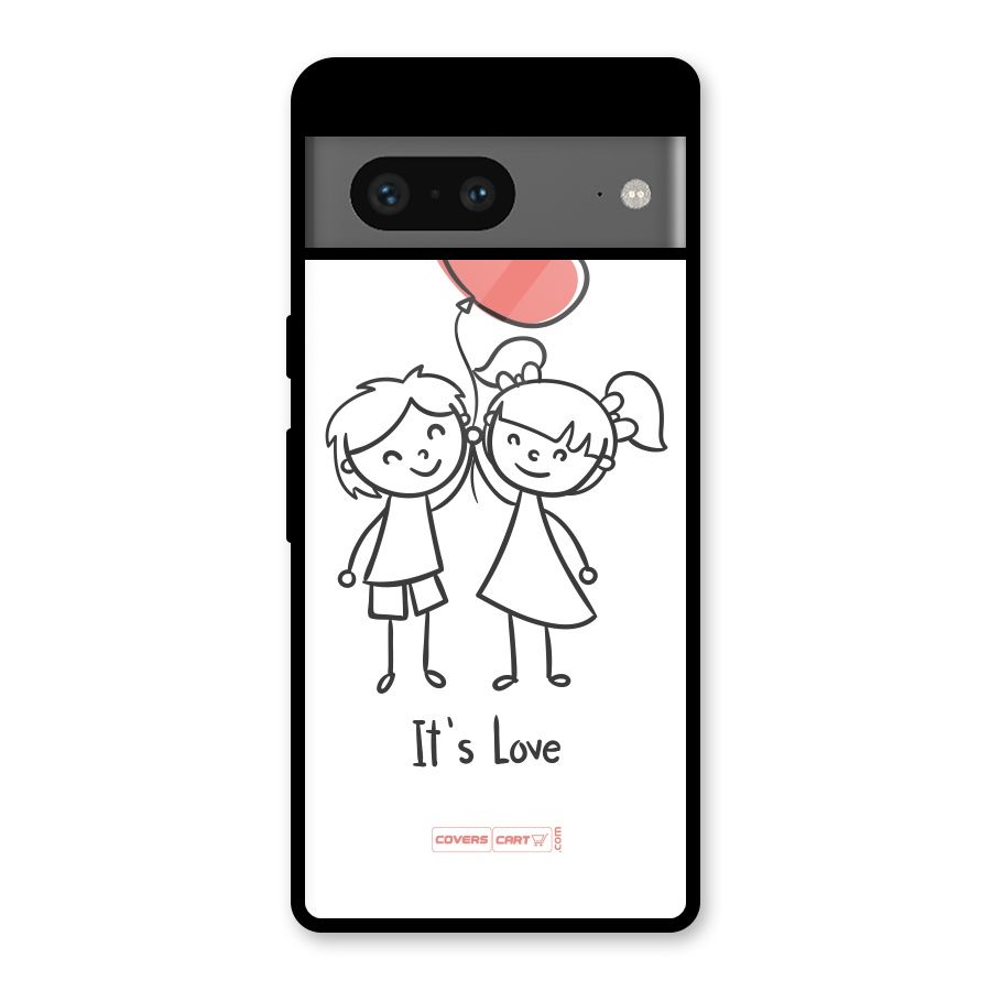 Its Love Glass Back Case for Google Pixel 7