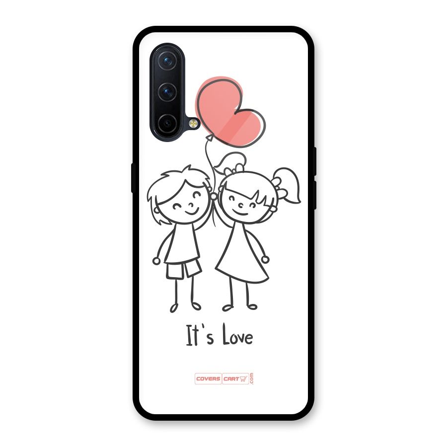 Its Love Glass Back Case for OnePlus Nord CE 5G