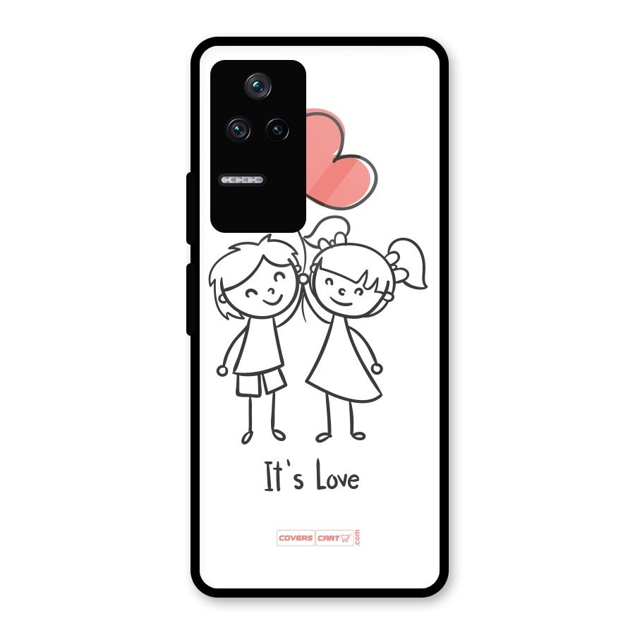 Its Love Glass Back Case for Poco F4 5G