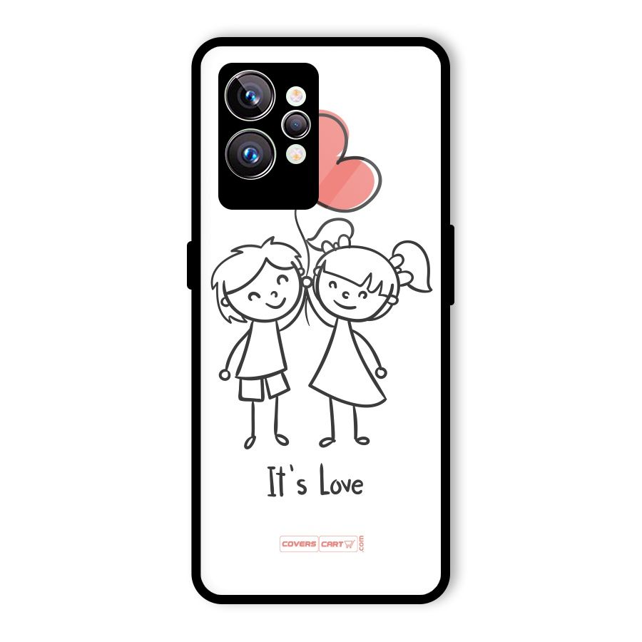 Its Love Glass Back Case for Realme GT2 Pro