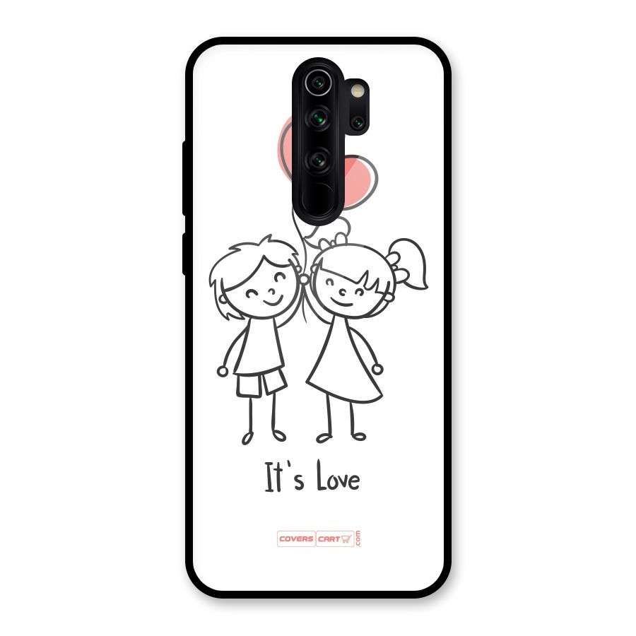 Its Love Glass Back Case for Redmi Note 8 Pro