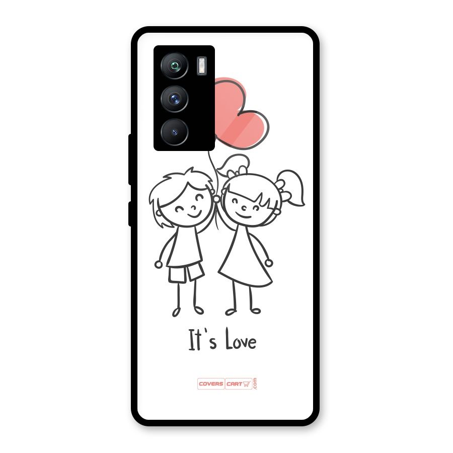 Its Love Glass Back Case for Vivo iQOO 9 SE