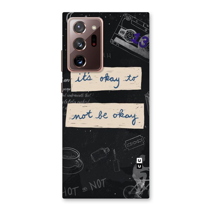 Its Okay Back Case for Galaxy Note 20 Ultra