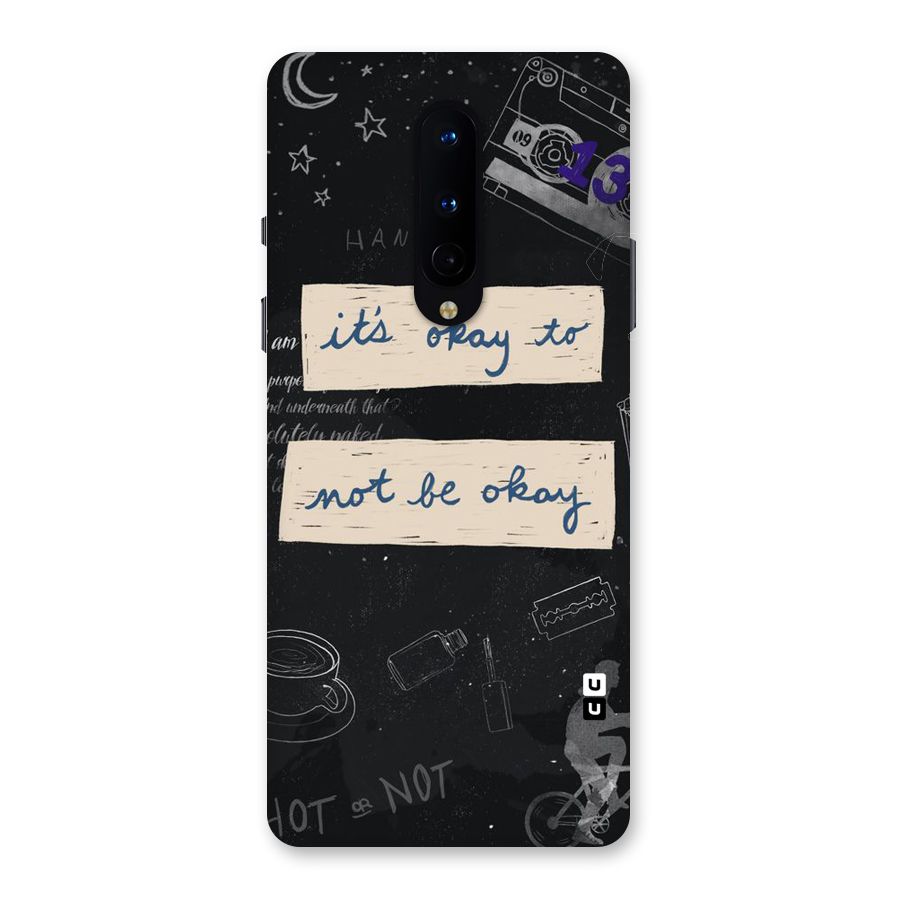 Its Okay Back Case for OnePlus 8