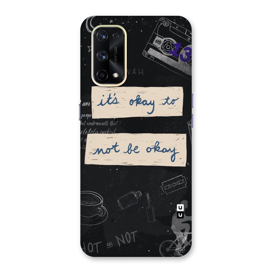 Its Okay Glass Back Case for Realme X7 Pro