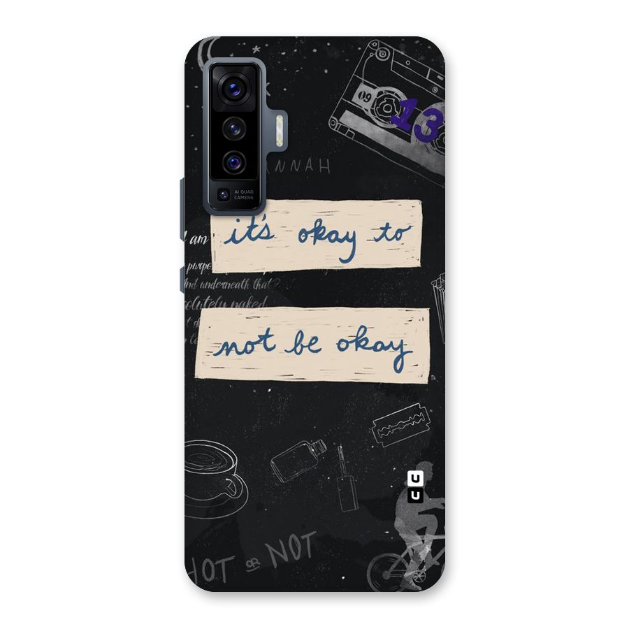 Its Okay Back Case for Vivo X50