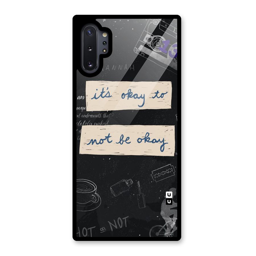 Its Okay Glass Back Case for Galaxy Note 10 Plus