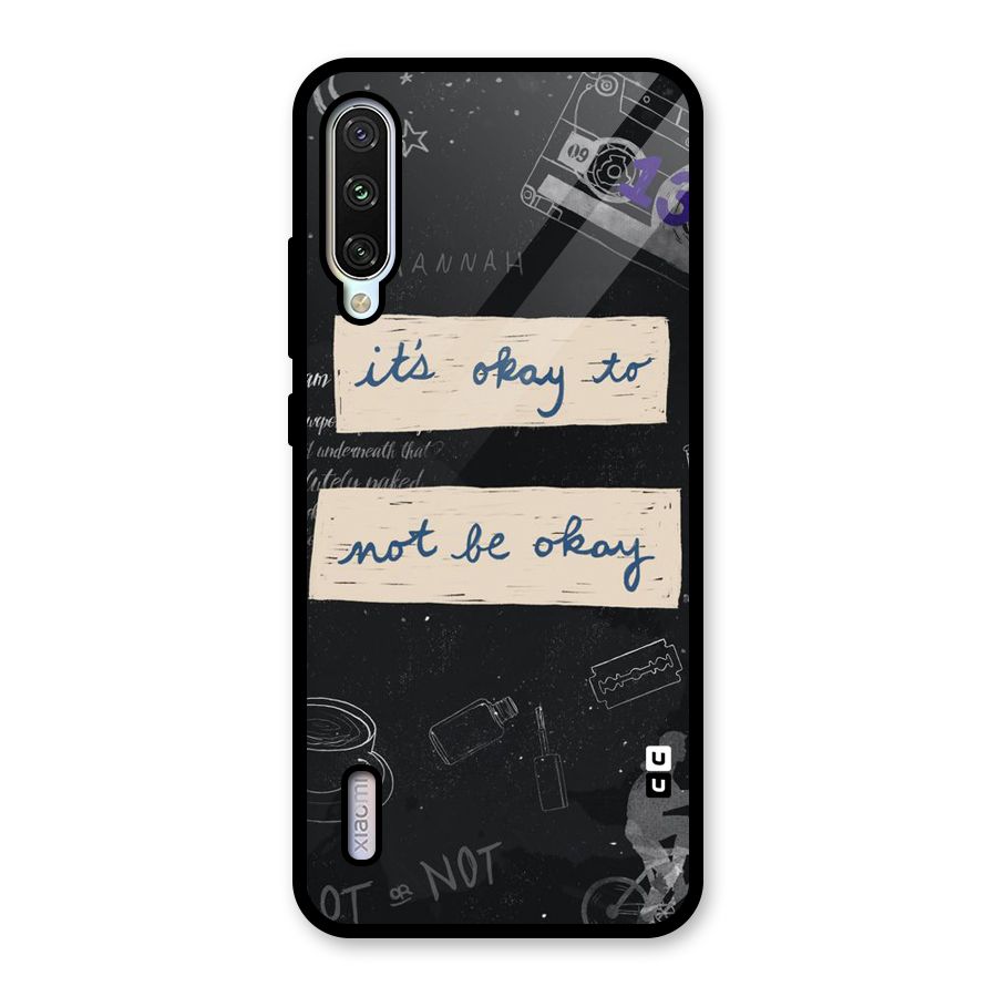Its Okay Glass Back Case for Mi A3