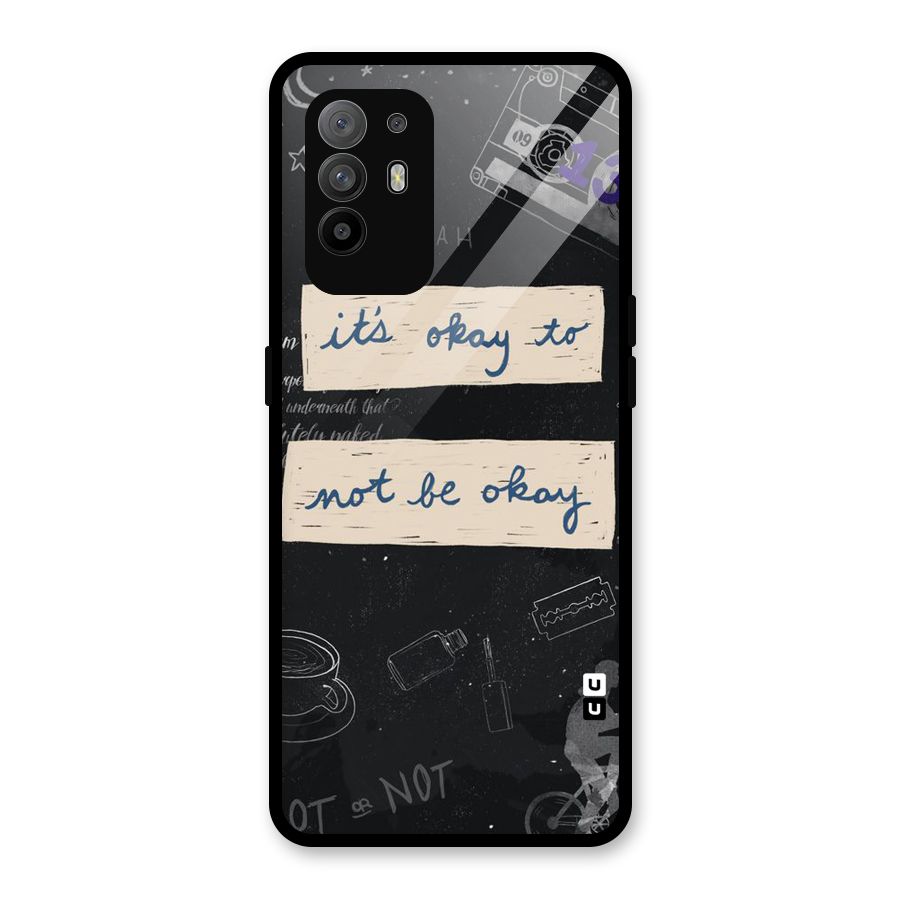 Its Okay Glass Back Case for Oppo F19 Pro Plus 5G