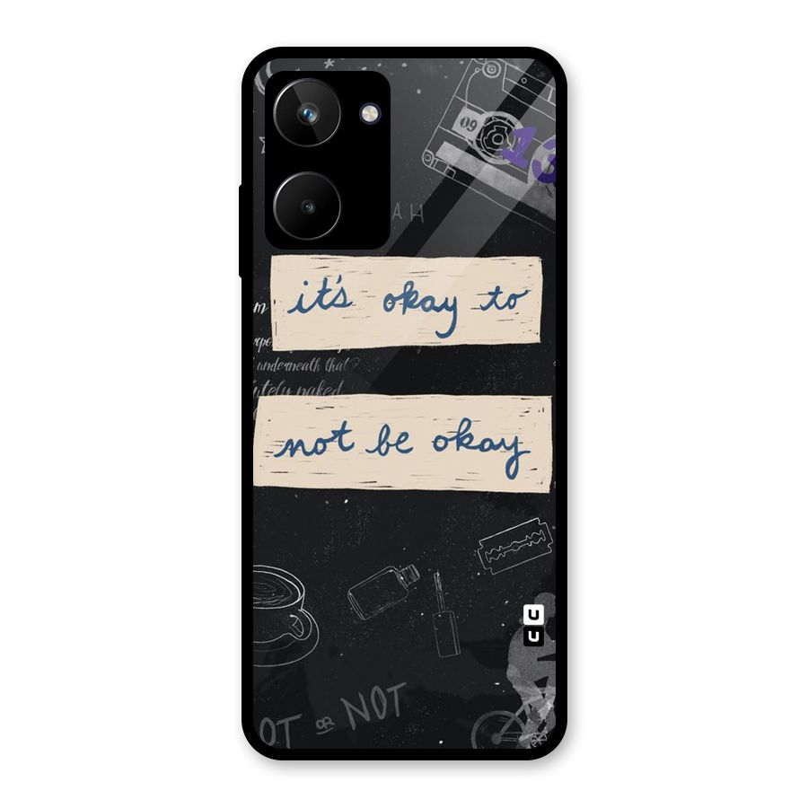 Its Okay Glass Back Case for Realme 10