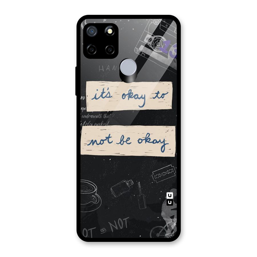Its Okay Glass Back Case for Realme C12