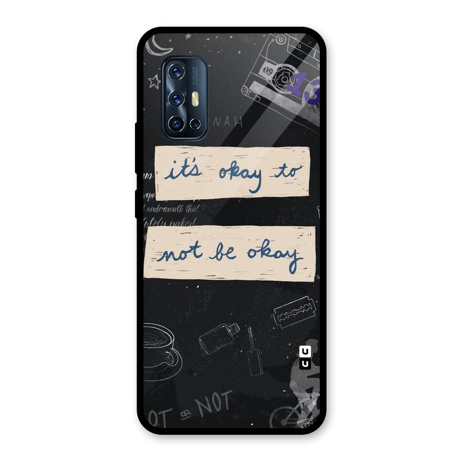 Its Okay Glass Back Case for Vivo V17