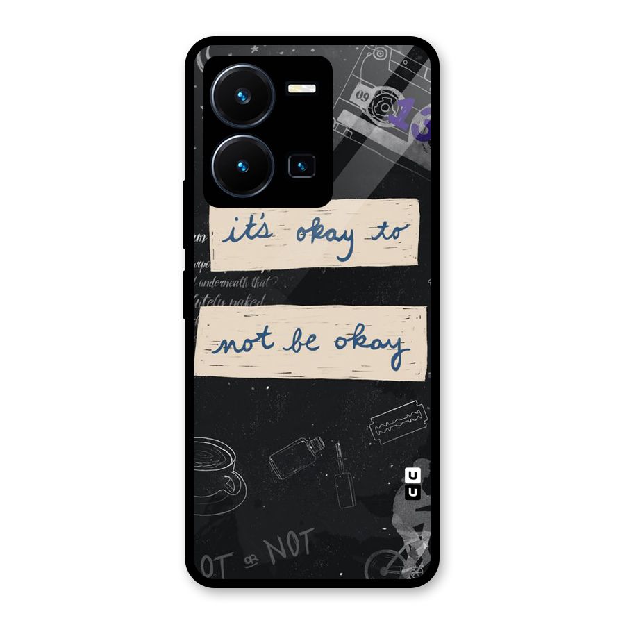 Its Okay Glass Back Case for Vivo Y35