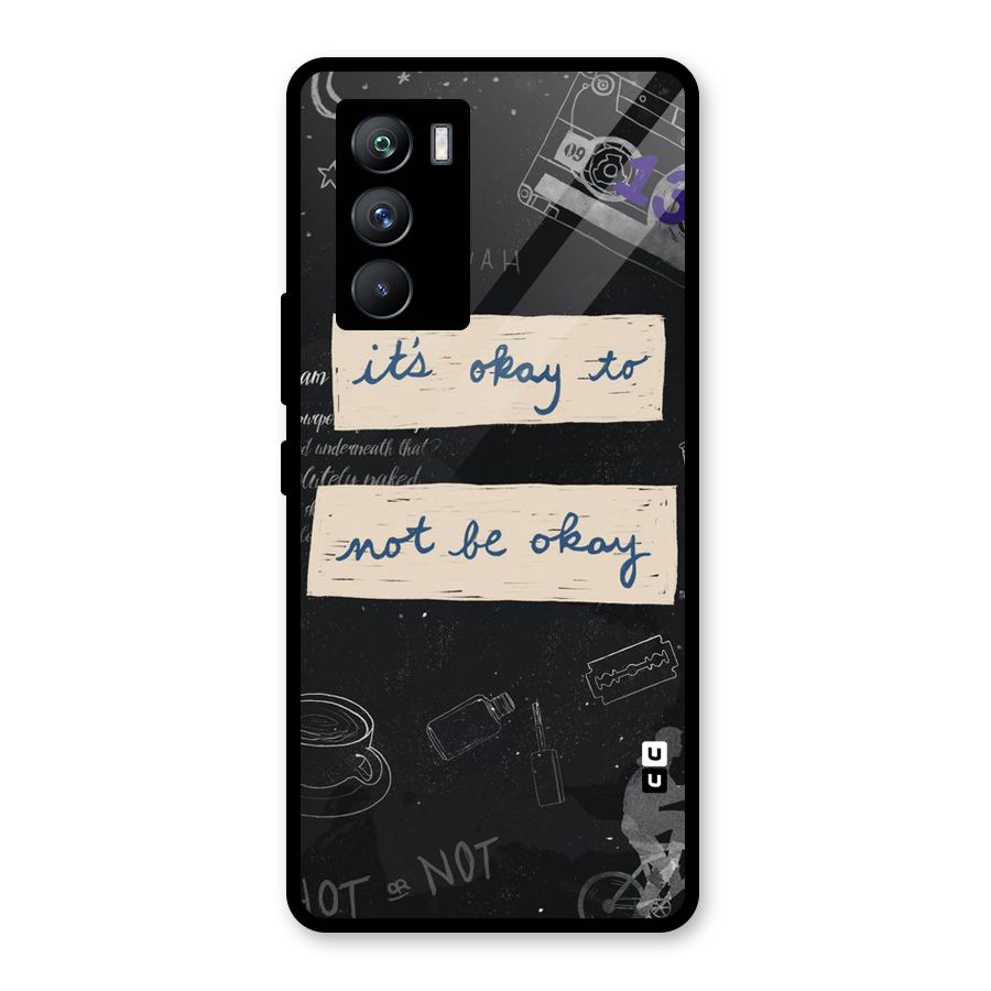 Its Okay Glass Back Case for Vivo iQOO 9 SE