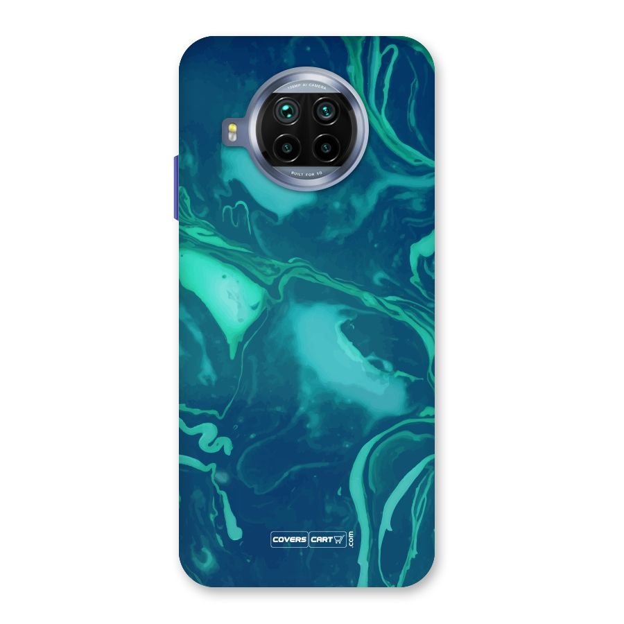 Jazzy Green Marble Texture Back Case for Mi 10i