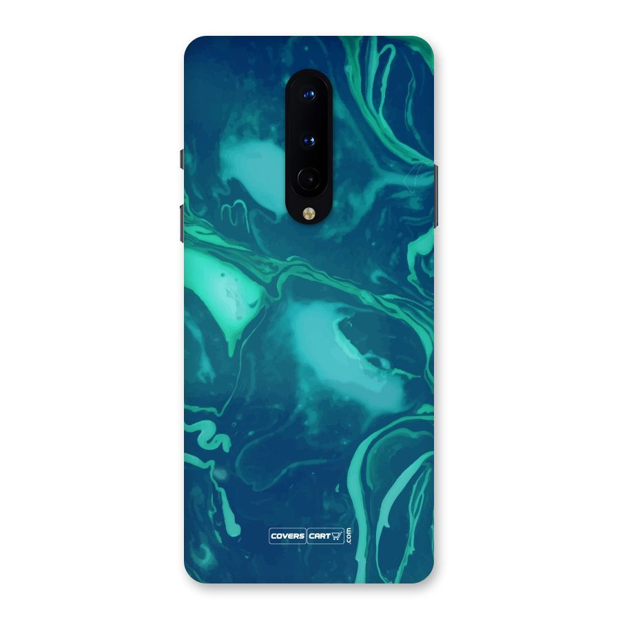Jazzy Green Marble Texture Back Case for OnePlus 8
