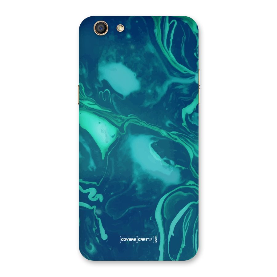 Jazzy Green Marble Texture Back Case for Oppo F3