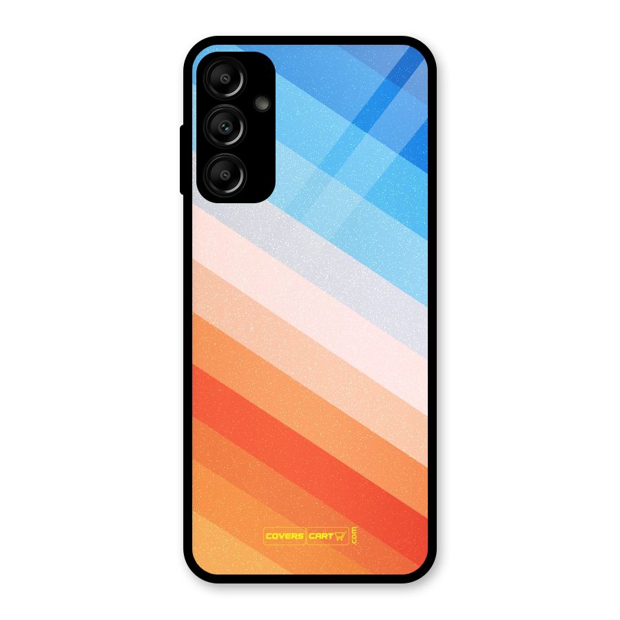 Jazzy Pattern Glass Back Case for Galaxy A14 5G