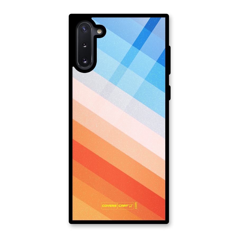 Jazzy Pattern Glass Back Case for Galaxy Note 10