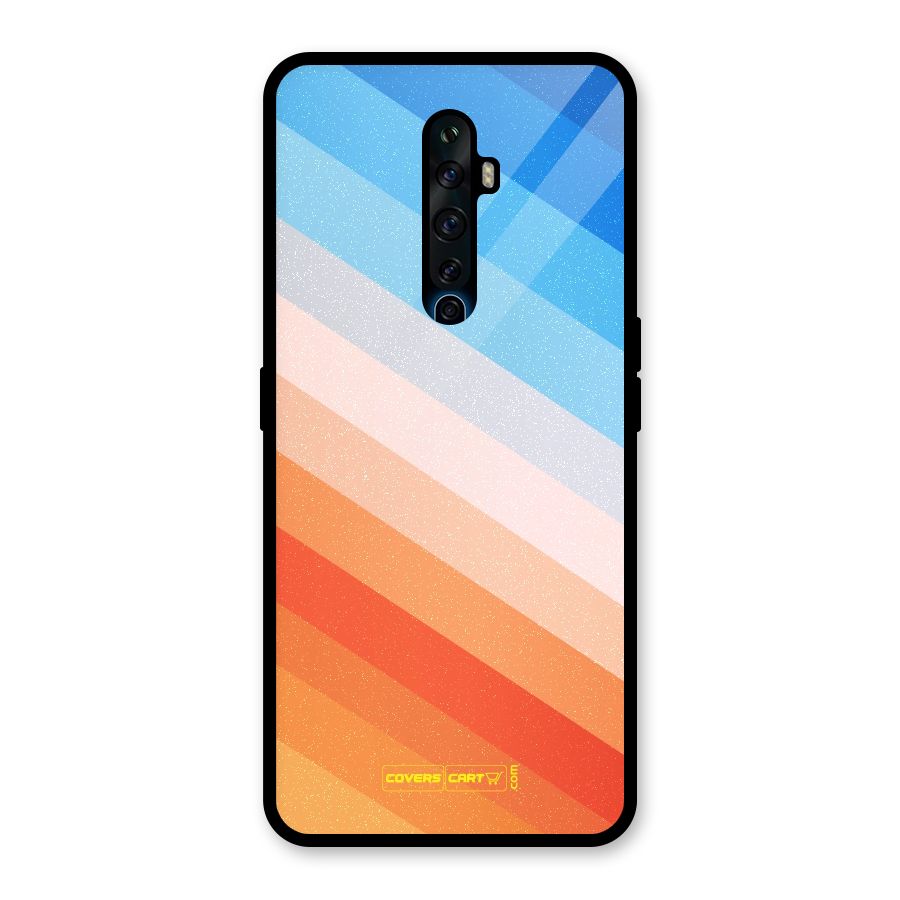 Jazzy Pattern Glass Back Case for Oppo Reno2 Z