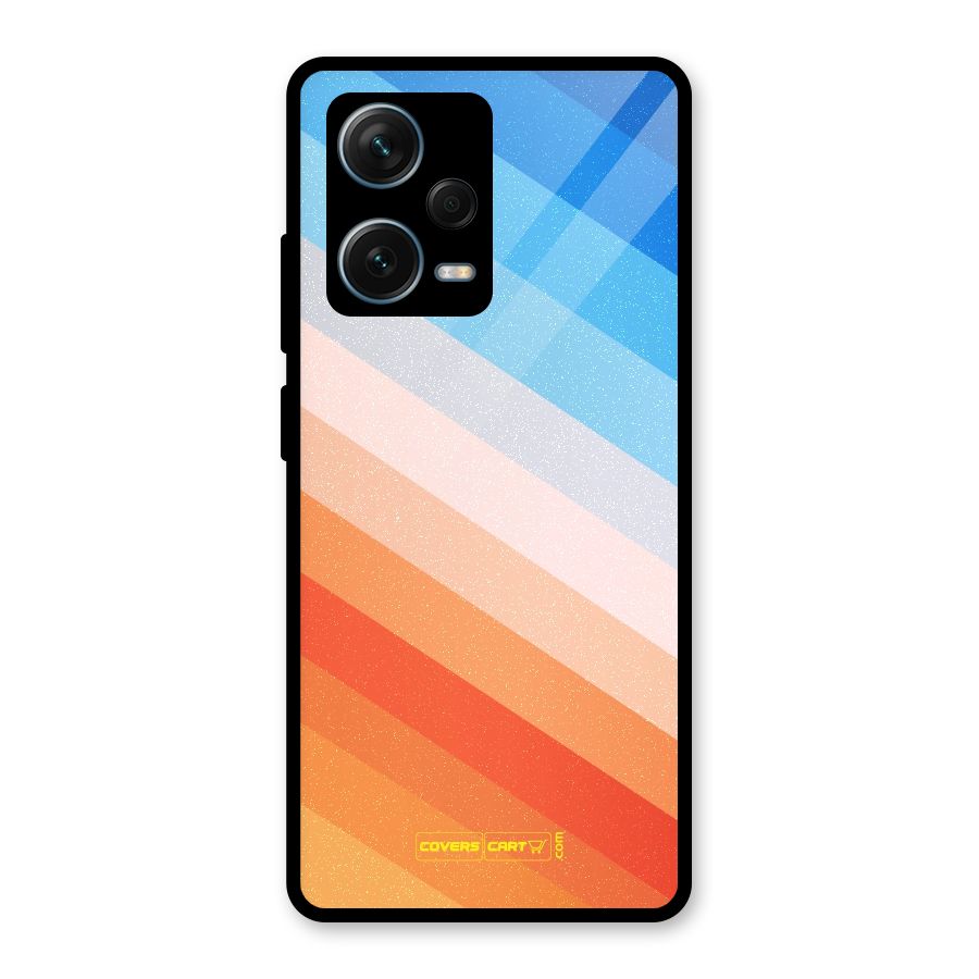 Jazzy Pattern Glass Back Case for Redmi Note 12 Pro Plus 5G