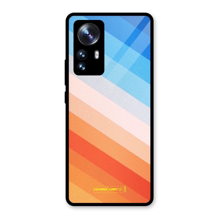 Jazzy Pattern Glass Back Case for Xiaomi 12 Pro
