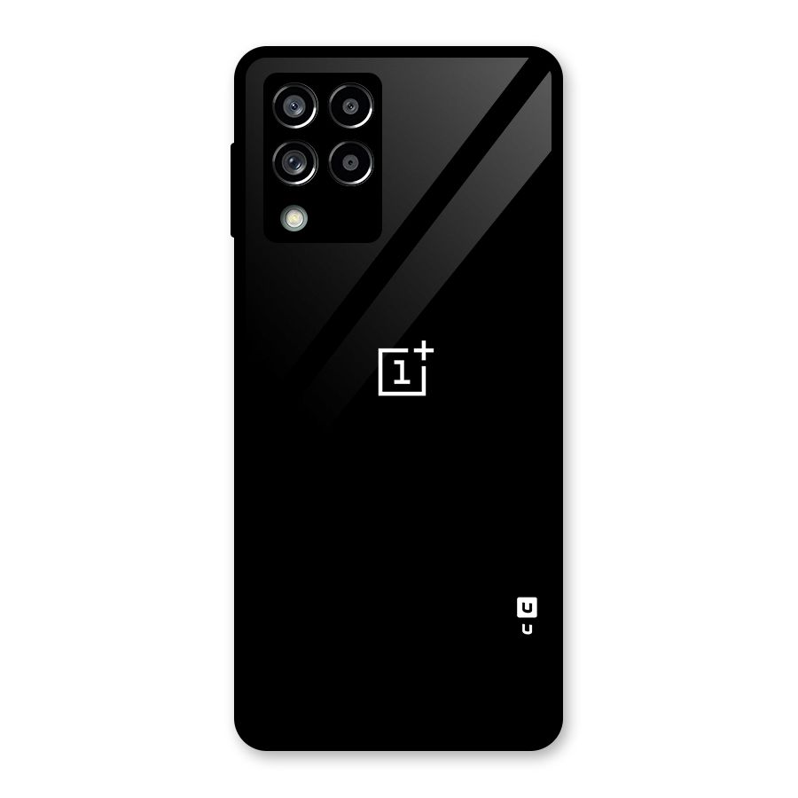 Jet Black OnePlus Special Glass Back Case for Galaxy M53 5G
