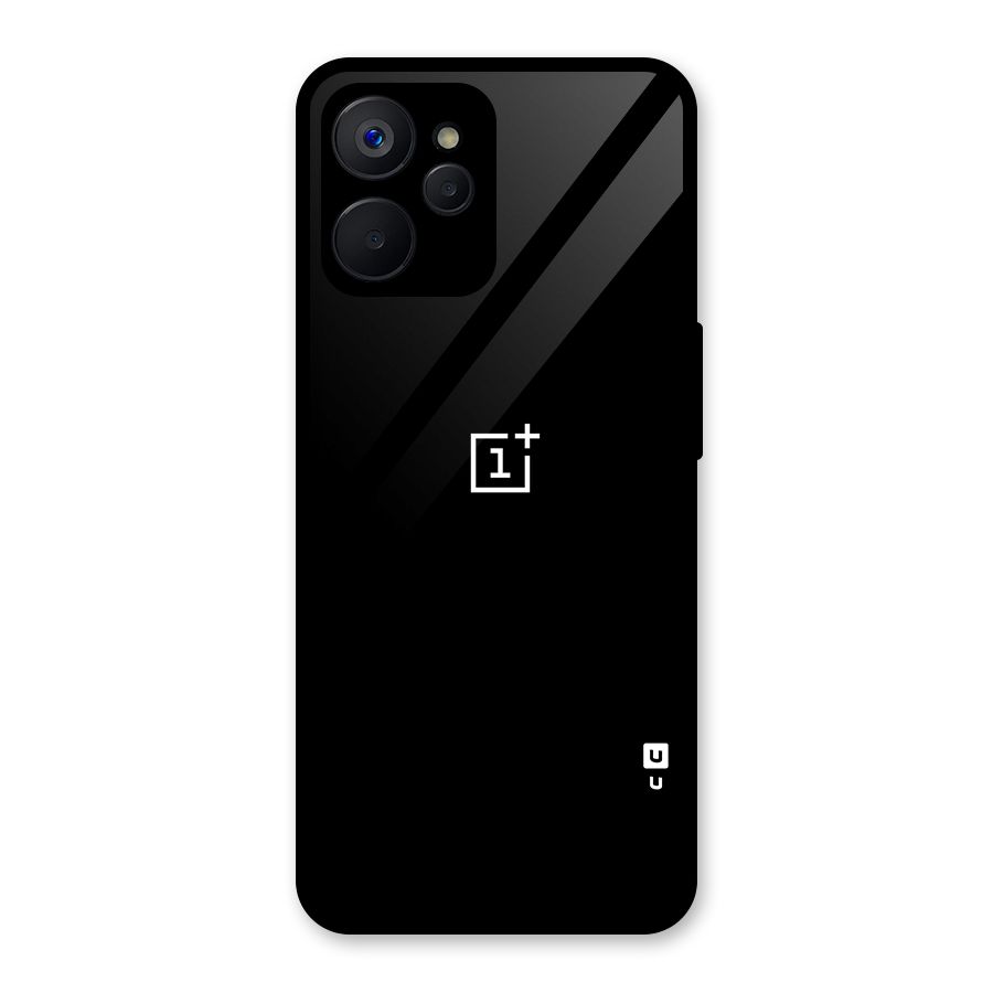 Jet Black OnePlus Special Glass Back Case for Realme 9i 5G