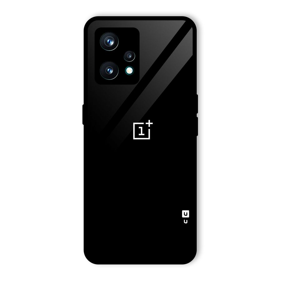 Jet Black OnePlus Special Glass Back Case for Realme Narzo 50 Pro
