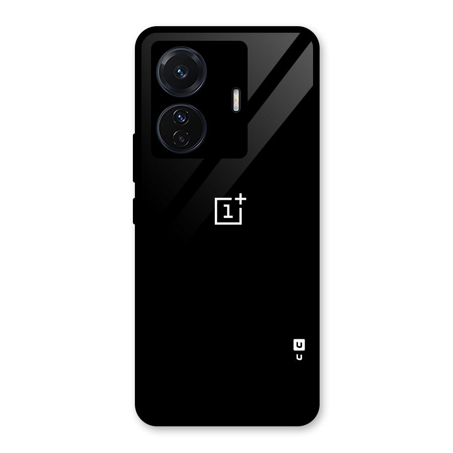 Jet Black OnePlus Special Glass Back Case for Vivo T1 Pro