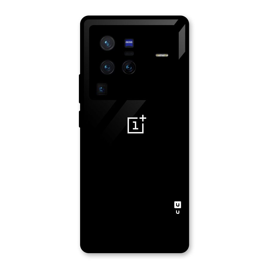 Jet Black OnePlus Special Glass Back Case for Vivo X80 Pro